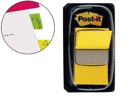 DISPENSADOR 50 BANDERITAS SEPARADORAS 680-5 POST-IT COLOR AMARILLO