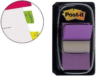 DISPENSADOR 50 BANDERITAS SEPARADORAS 680-8 POST-IT COLOR VIOLETA