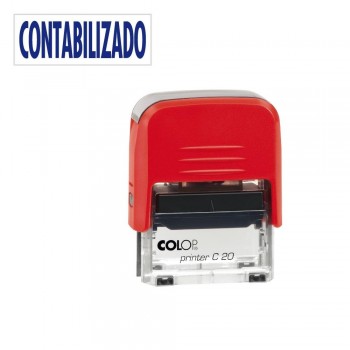SELLO AUTOMATICO FORMULA COLOP PRINTER C20 38X14 MM CONTABILIZADO