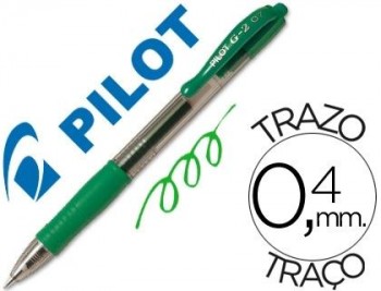 BOLIGRAFO PILOT G-2 VERDE