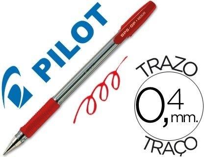 BOLIGRAFO PILOT BPS-GP COLOR ROJO