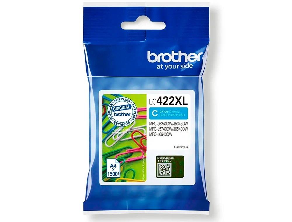 CARTUCHO BROTHER LC422XL CYAN
