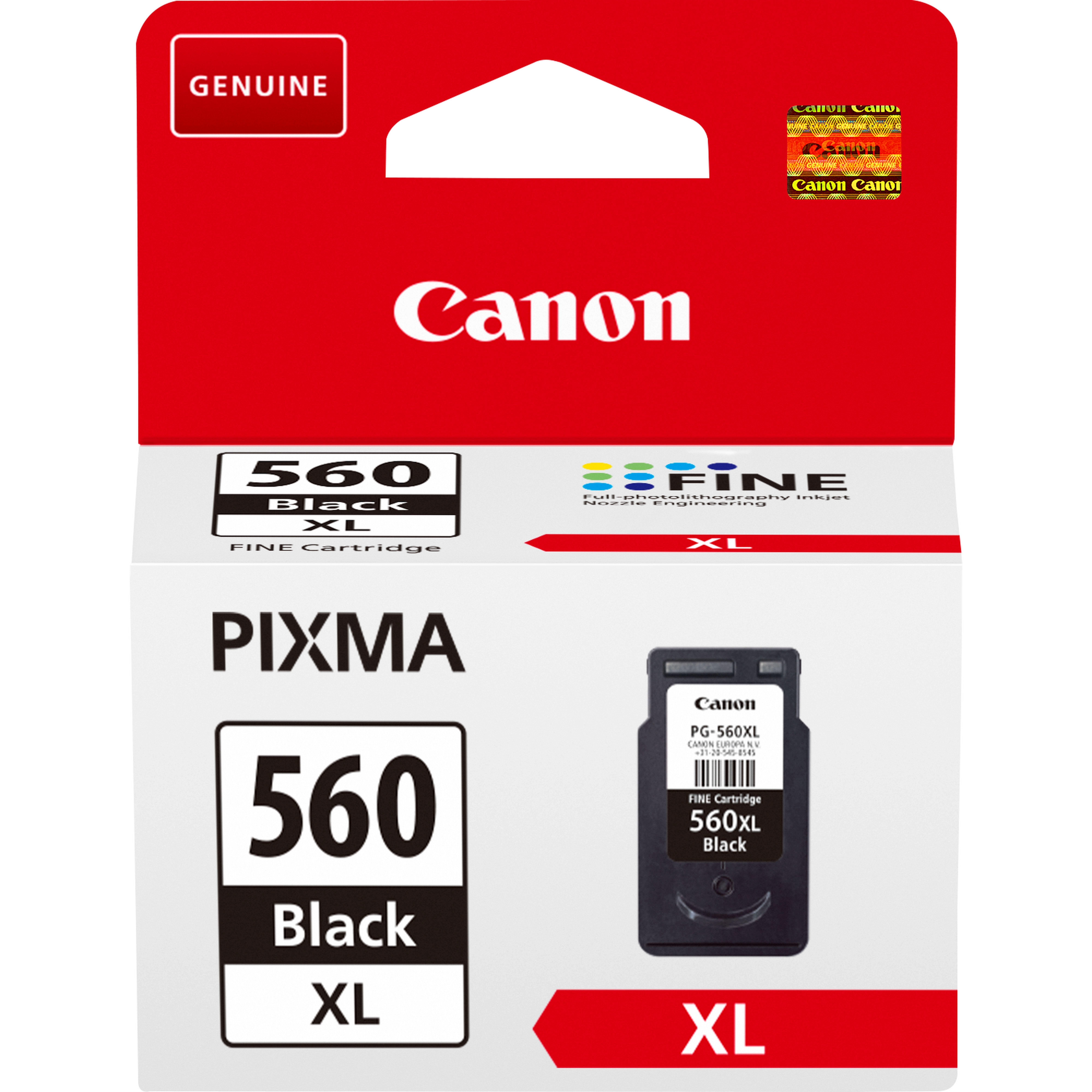 CARTUCHO CANON PG560XL NEGRO ALTA CAPACIDAD