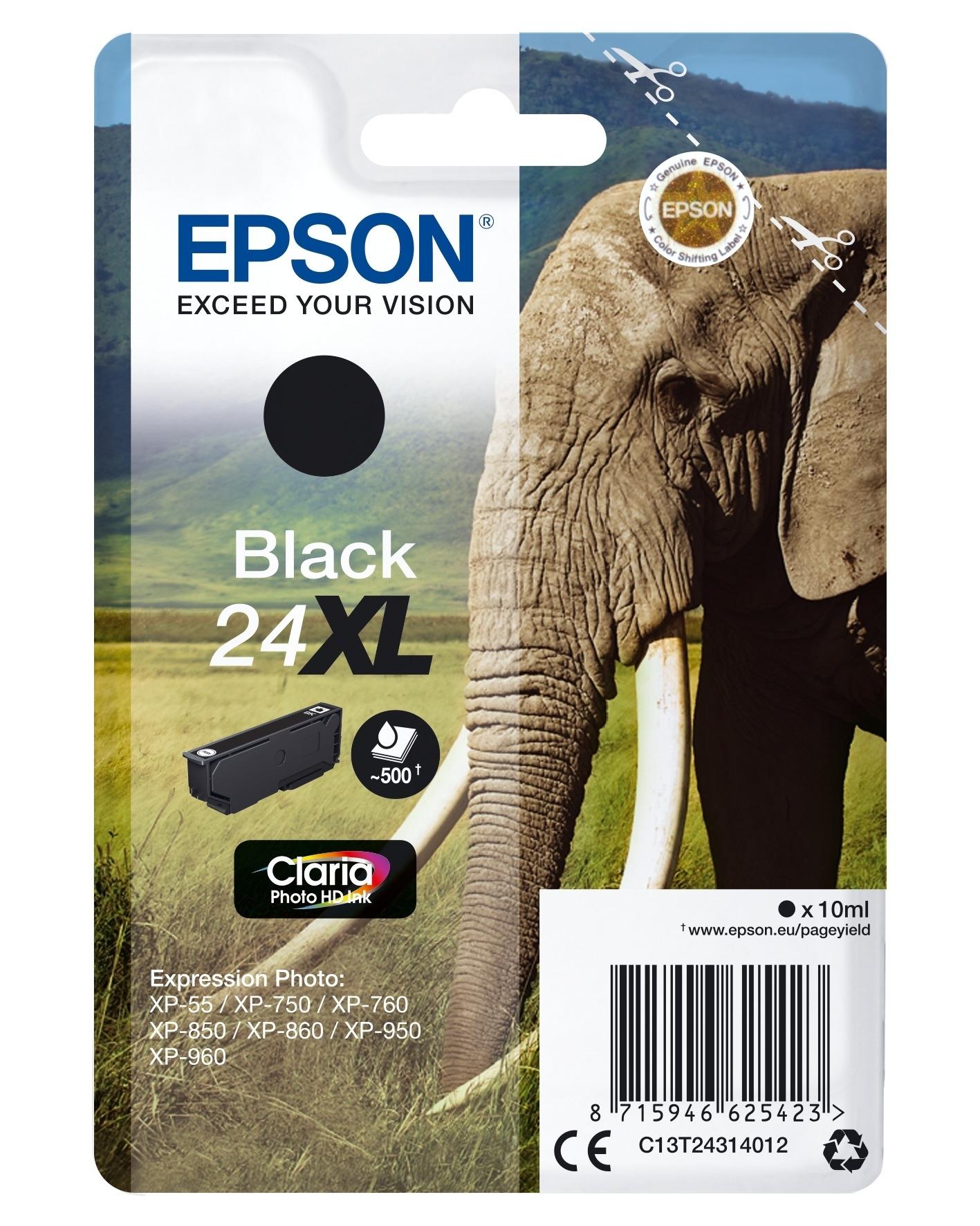 CARTUCHO EPSON 24XL NEGRO C13T24314012