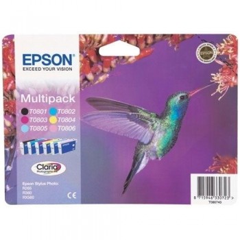 MULTIPACK EPSON T0807 6 COLORES