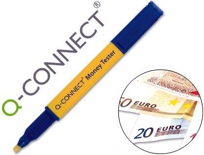 ROTULADOR Q-CONNECT MONEY TESTER DETECTOR DE BILLETES FALSOS
