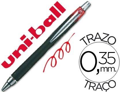 BOLIGRAFO UNI-BALL JETSTREAM SXN-210 RETRACTIL TINTA HIBRIDA COLOR ROJO