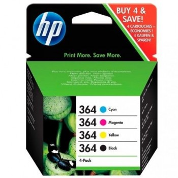 CARTUCHO HP 364 COMBO PACK 4 COLORES