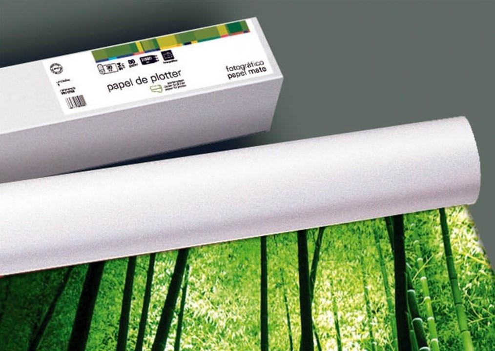 PAPEL REPROGRAFIA PARA PLOTTER 610MMX45MT 100GR BLANCO MATE FABRISA