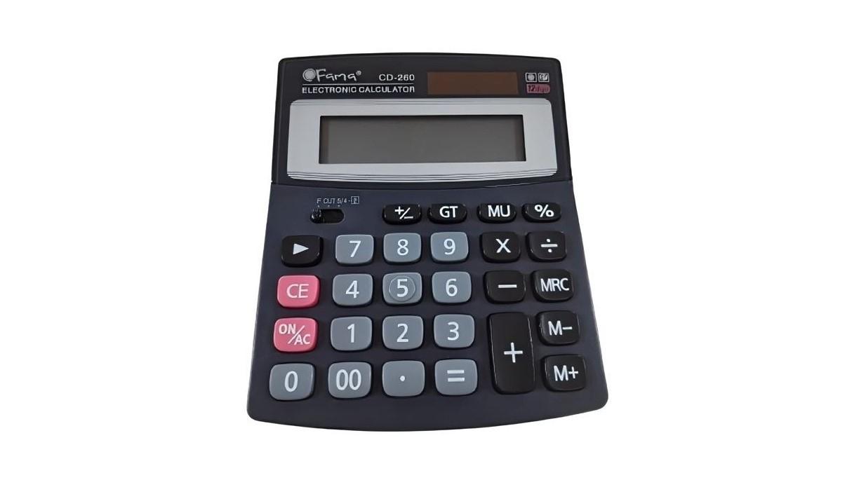 CALCULADORA SOBREMESA CD-260 FAMA 12 DIGITOS