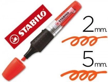 ROTULADOR FLUORESCENTE STABILO LUMINATOR COLOR NARANJA