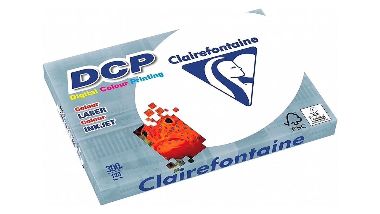 PAQUETE 125 HOJAS PAPEL CLAIREFONTAINE DCP A4 300 GRAMOS