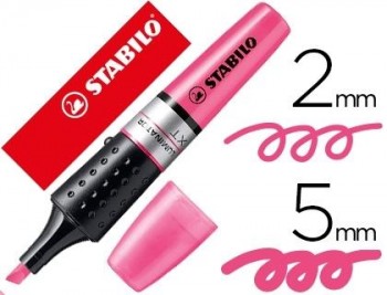 ROTULADOR FLUORESCENTE STABILO LUMINATOR COLOR ROSA