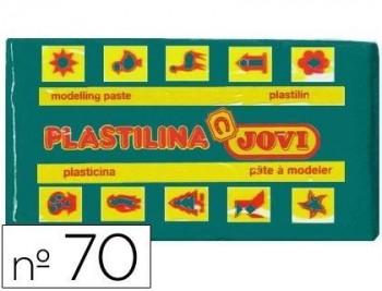 PLASTILINA JOVI 70 VERDE OSCURO -UNIDAD -TAMAÑO PEQUEÑO COD 22129