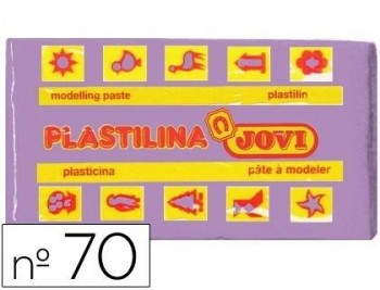 PLASTILINA JOVI 70 LILA -UNIDAD -TAMAÑO PEQUEÑO COD 22119