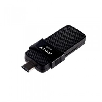 PENDRIVE PNY DUO LINK 64GB USB-C 3.1 COLOR NEGRO