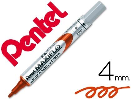 ROTULADOR PIZARRA BLANCA PENTEL MAXIFLO MWL-5S ROJO