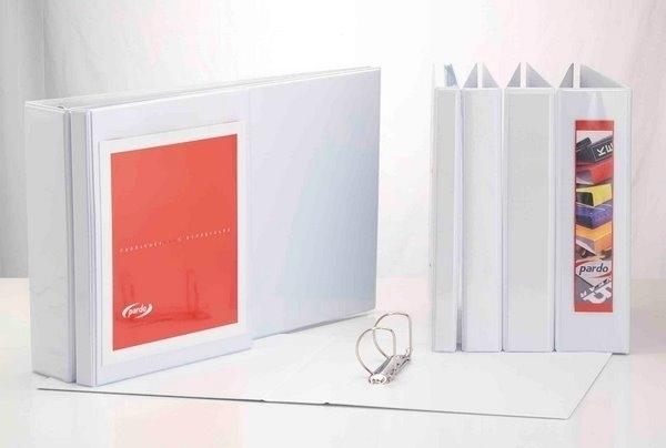 CARPETA CANGURO 2 ANILLAS MIXTAS 40MM PARDO PERSONALIZACION TOTAL A4 PLASTICO COLOR BLANCO