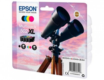 MULTIPACK EPSON 502XL 4 COLORES