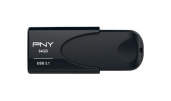 PENDRIVE PNY ATTACHE 4 64GB USB 3.1 NEGRO