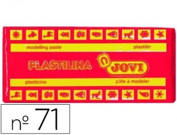 PLASTILINA JOVI 71 RUBI -UNIDAD -TAMAÑO MEDIANO COD 22143