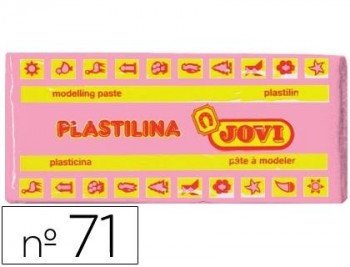 PLASTILINA JOVI 71 ROSA -UNIDAD -TAMAÑO MEDIANO COD 22135