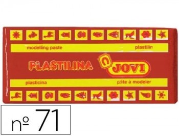 PLASTILINA JOVI 71 MARRON -UNIDAD -TAMAÑO MEDIANO COD 22139