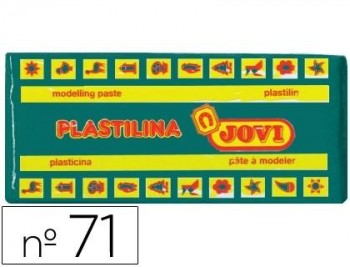 PLASTILINA JOVI 71 VERDE OSCURO -UNIDAD -TAMAÑO MEDIANO COD 22144
