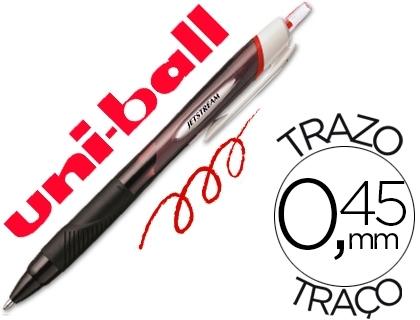BOLIGRAFO UNI-BALL JET STREAM SPORT SXN-150E TINTA HIBRIDA COLOR ROJO