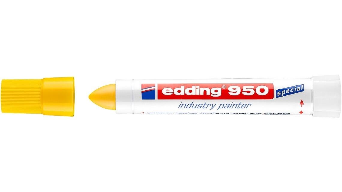 MARCADOR PERMANENTE INDUSTRIAL EDDING 950 COLOR AMARILLO