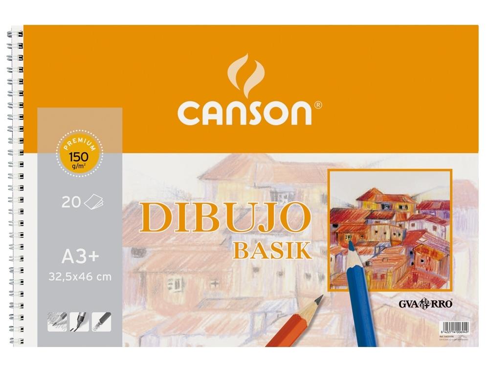 BLOC DIBUJO BASIK DIN A3 32.5X46 CM 20 HOJAS DE 150 GRAMOS