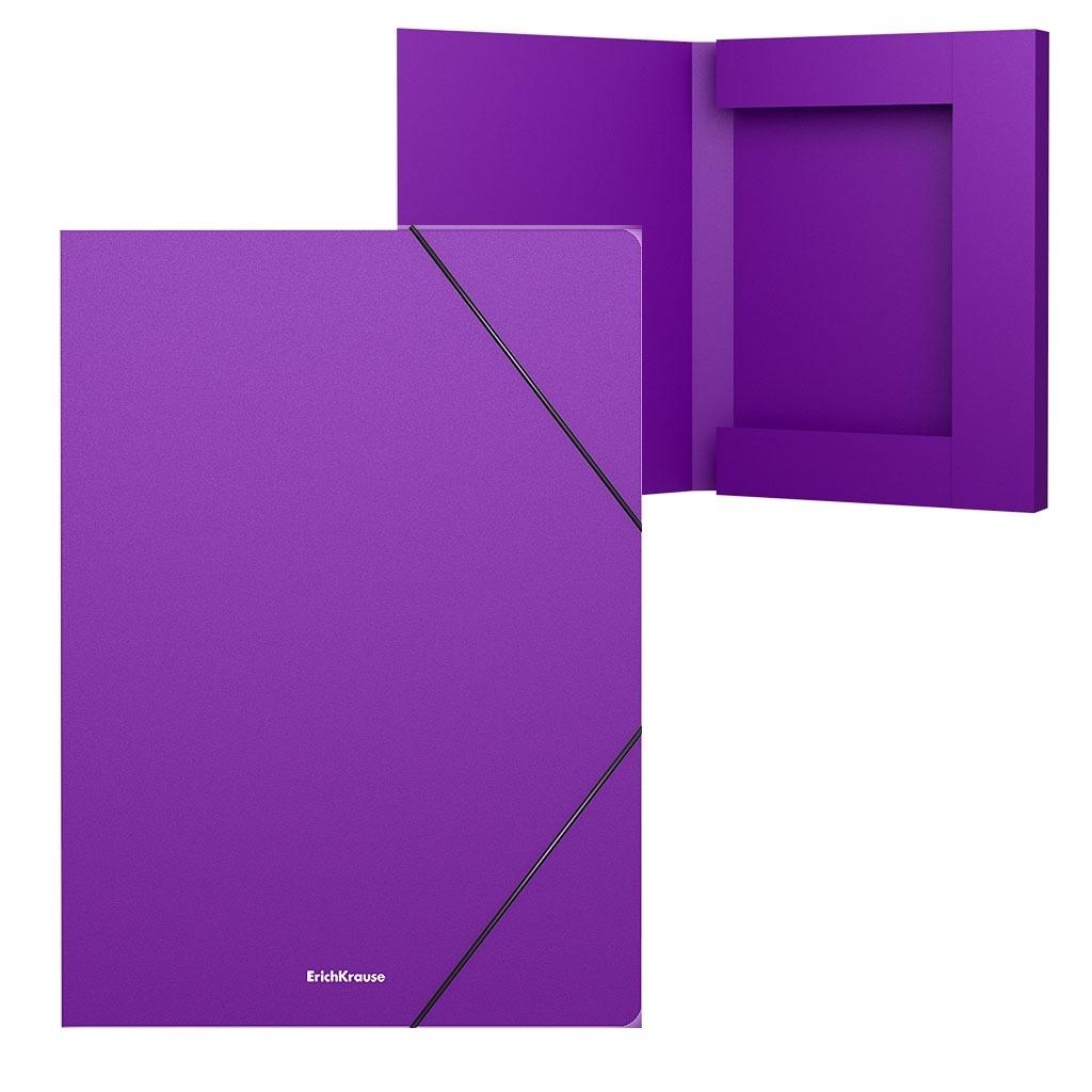 CARPETA PROYECTOS ERICHKRAUSE A4 POLIPROPILENO LOMO 30MM COLOR MORADO