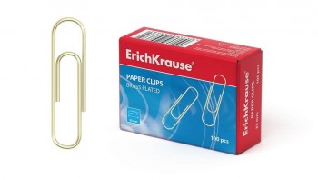 CAJA 100 CLIPS DORADOS Nº 2 33MM ERICHKRAUSE