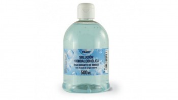 BOTE 500 ML GEL HIGIENIZANTE HIDROALCOHOLICO MANOS PRADY