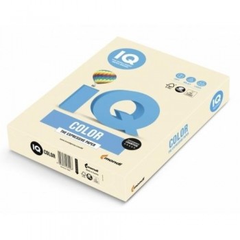 PAQUETE 500 HOJAS PAPEL DIN A4 80 GR MAESTRO MONDI IQ CR20 COLOR CREMA