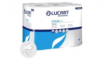 PACK 12 ROLLOS PAPEL HIGIENICO 2 CAPAS 13M LUCART STRONG 14