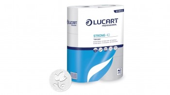 PACK 6 ROLLOS PAPEL HIGIENICO 2 CAPAS 38M LUCART STRONG 40