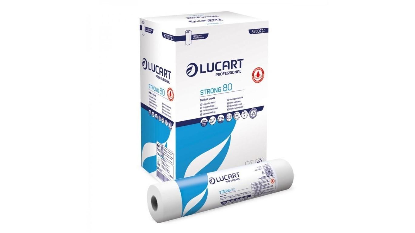 CAJA 6 BOBINAS PAPEL CAMILLA 59 CM X 80 M LUCART STRONG 80