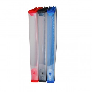 CARPETA POLIPROPILENO CON CREMALLERA ZIPPER OFFICE BOX A4+ COLOR AZUL