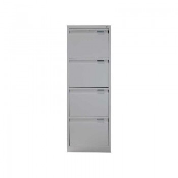 ARCHIVADOR DE SUELO METALICO MERCH 4 CAJONES 1321X472X622 COLOR GRIS CLARO RAL 7035