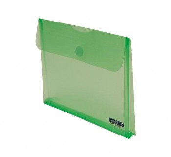 SOBRE CON VELCRO OFFICE BOX A4+ CON FUELLE COLOR VERDE