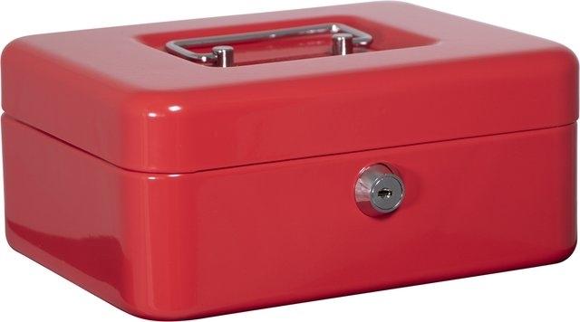 CAJA CAUDALES BTV 200X160X90 MM COLOR ROJO