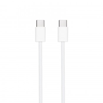 CABLE USB C 2.0 60W NANOCABLE DE USB C A USB C 1M COLOR BLANCO