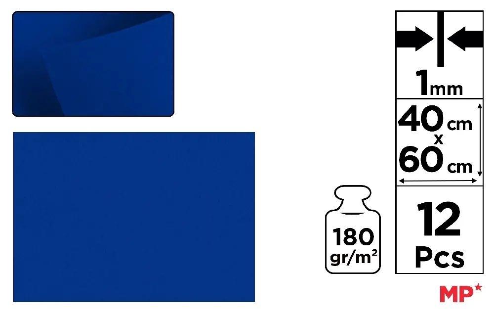 FIELTRO MP 40X60CM ESPESOR 1,5MM COLOR AZUL OSCURO