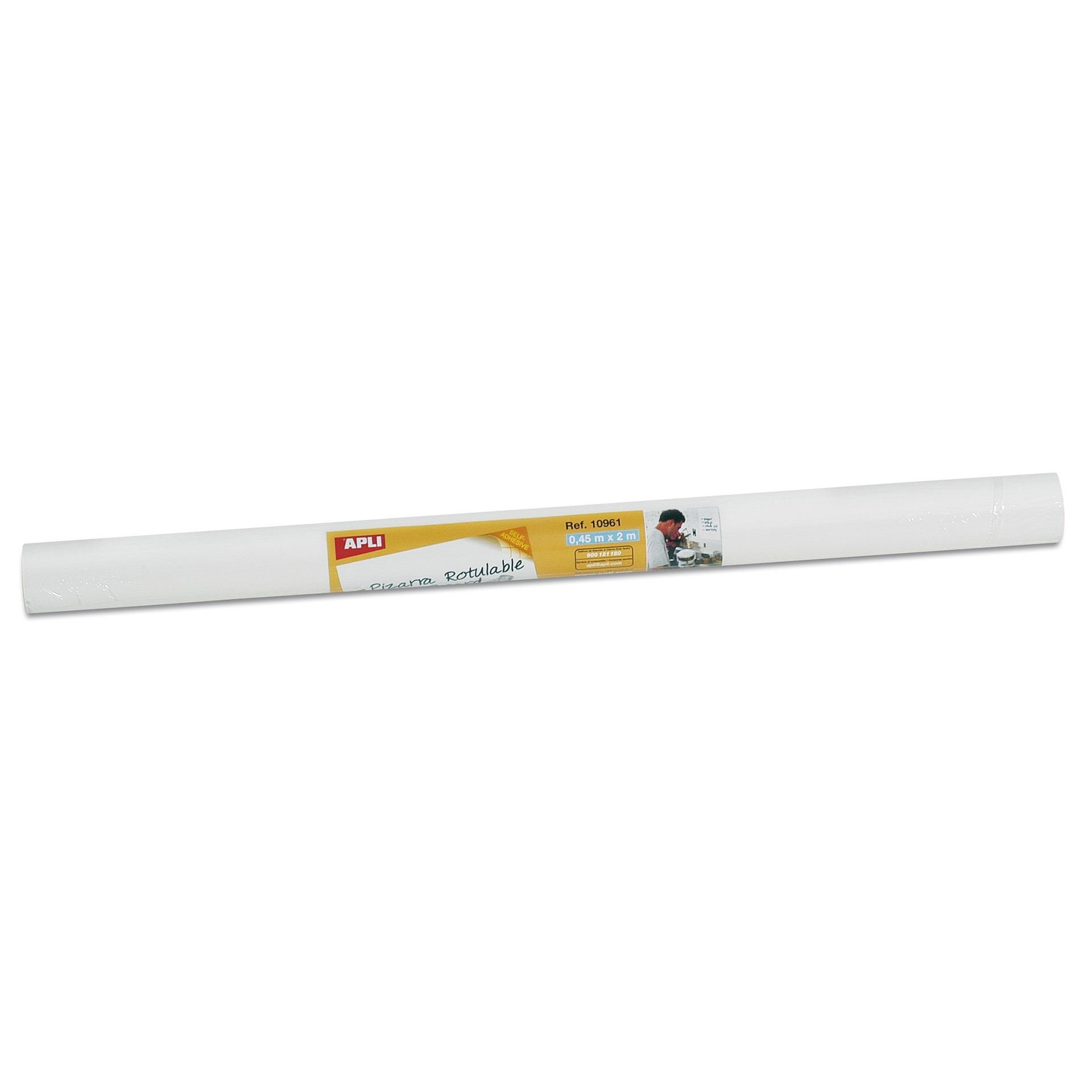 ROLLO ADHESIVO PIZARRA BLANCA APLI 45X200 CM