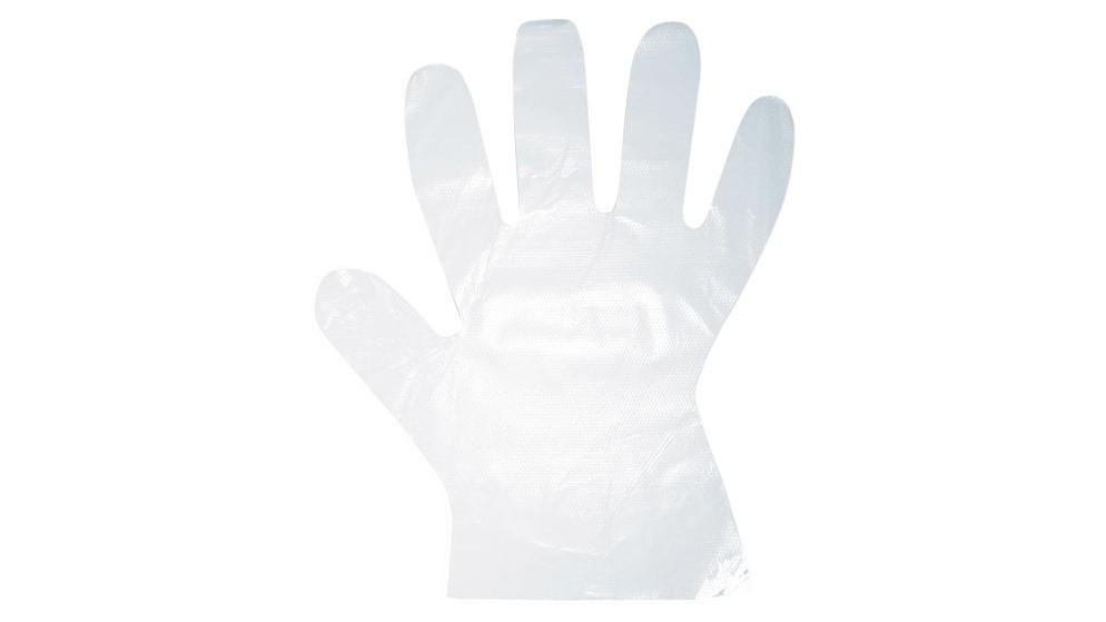 BOLSA 100 GUANTES DESECHABLES TRANSPARENTES POLIETILENO TALLA UNICA