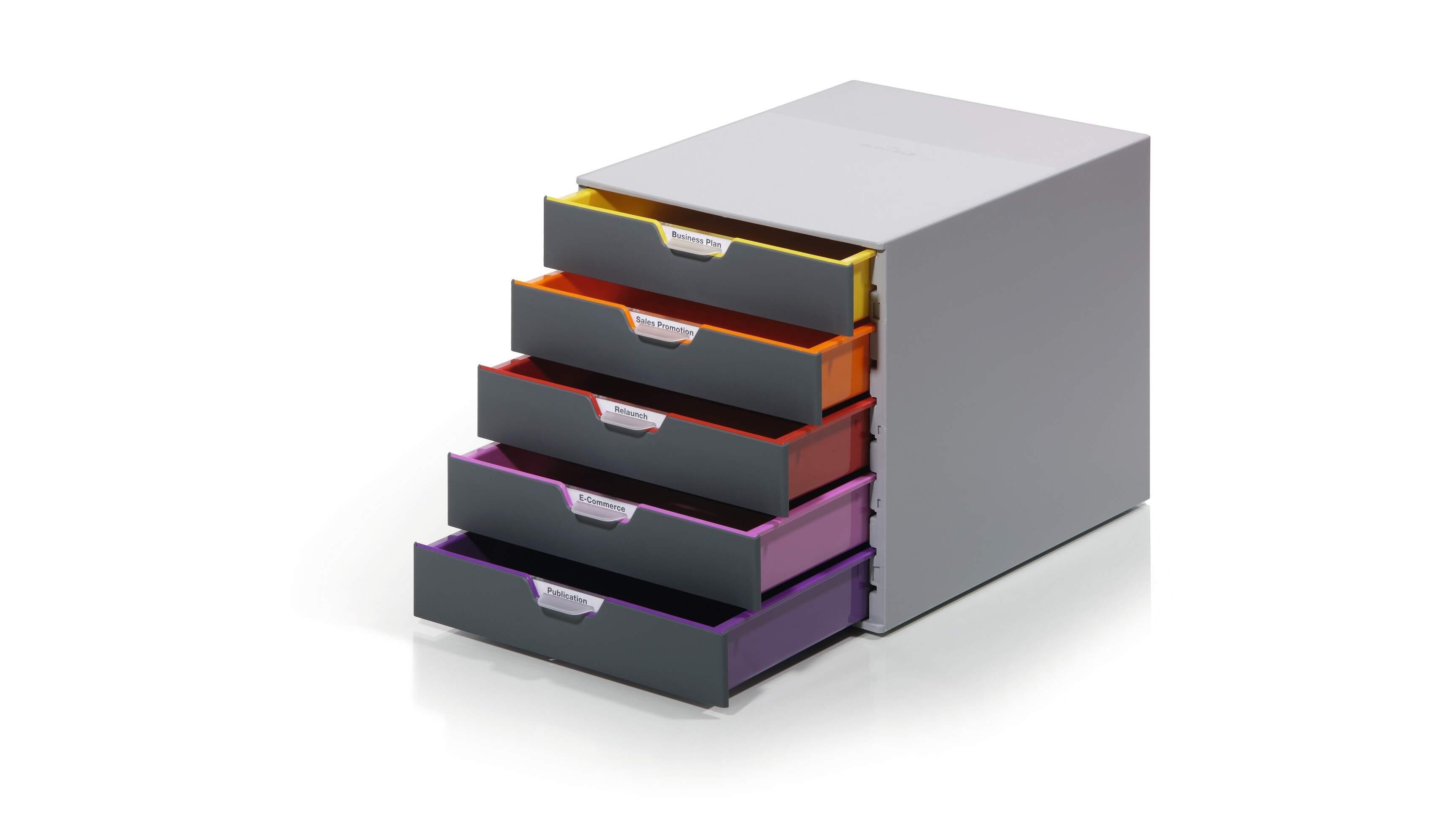 MODULO CAJONERA DURABLE VARICOLOR 5 CAJONES