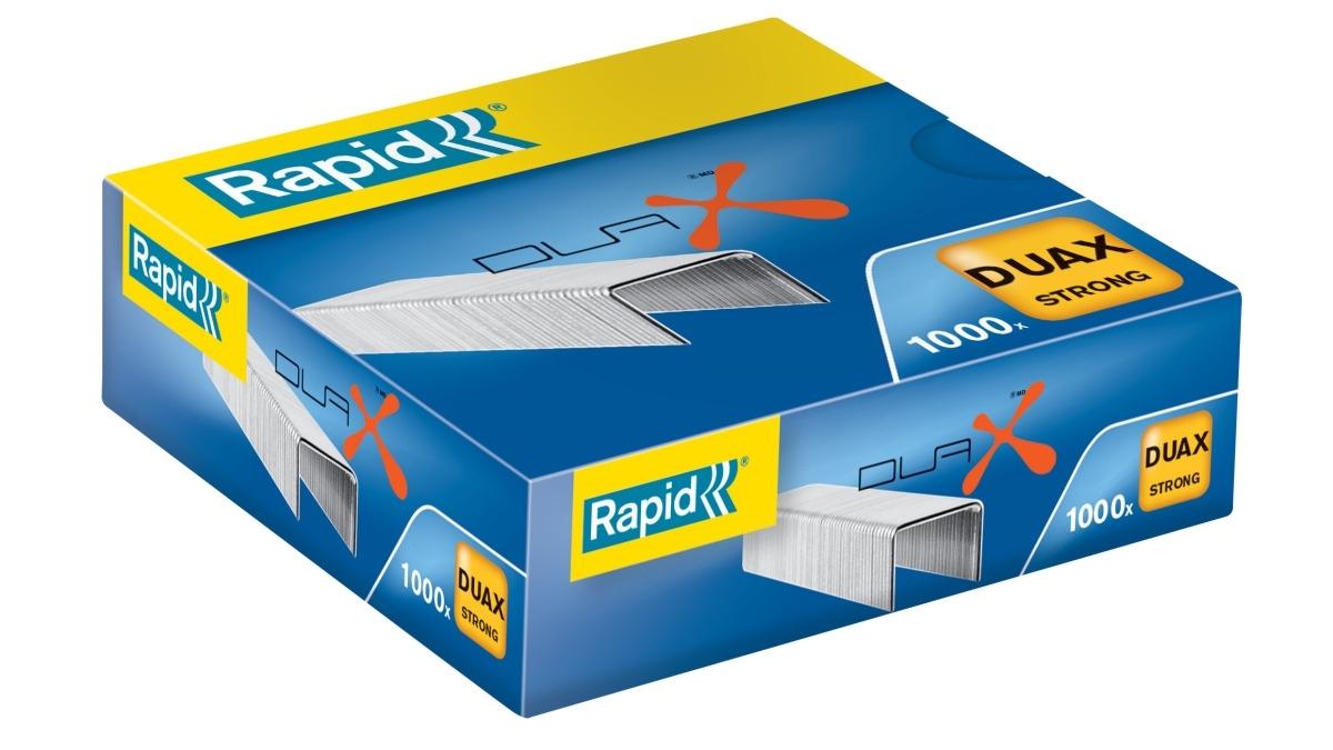 CAJA 1000 GRAPAS RAPID DUAX STRONG GALVANIZADAS