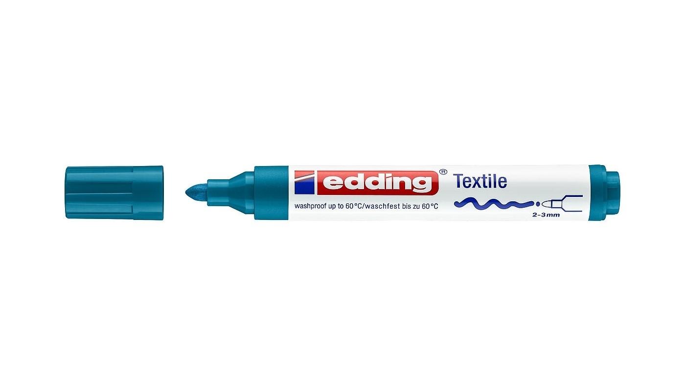 ROTULADOR EDDING 4500 MARCADOR TEXTIL COLOR AZUL ORIENTAL