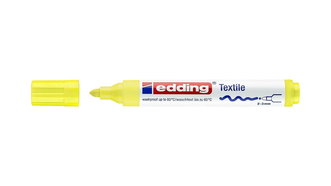 ROTULADOR EDDING 4500 MARCADOR TEXTIL COLOR AMARILLO NEON